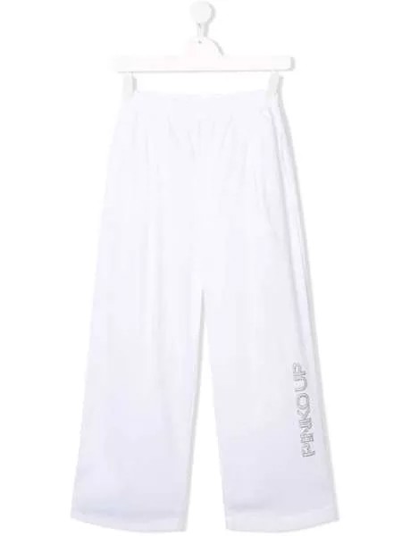 Pinko Kids спортивные брюки с кристаллами