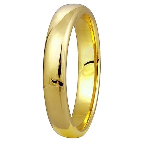 Кольцо обручальное Юверос, желтое золото, 585 проба, размер 20, желтый