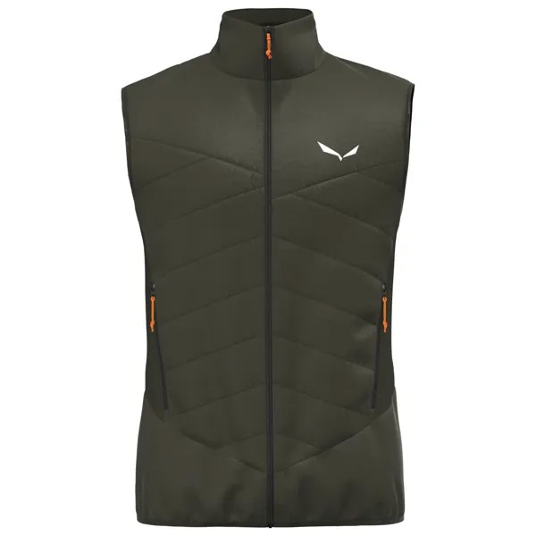 Шерстяной жилет Salewa Ortles Hybrid TWR Vest, цвет Dark Olive