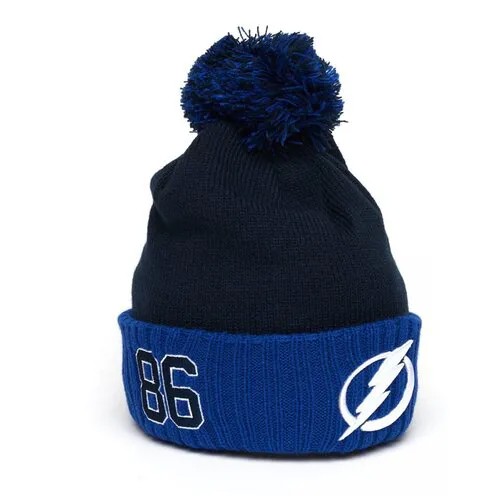 Шапка ATRIBUTIKA & CLUB Tampa Bay Lightning №86 59265(55-58 / сине-голубая/55-58)