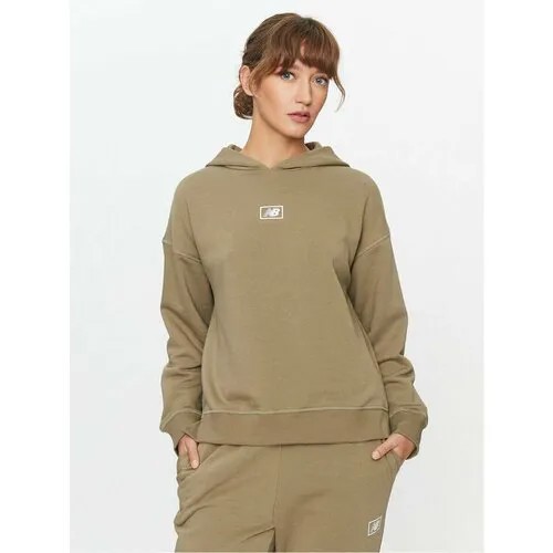 Худи New Balance, размер M [INT], зеленый