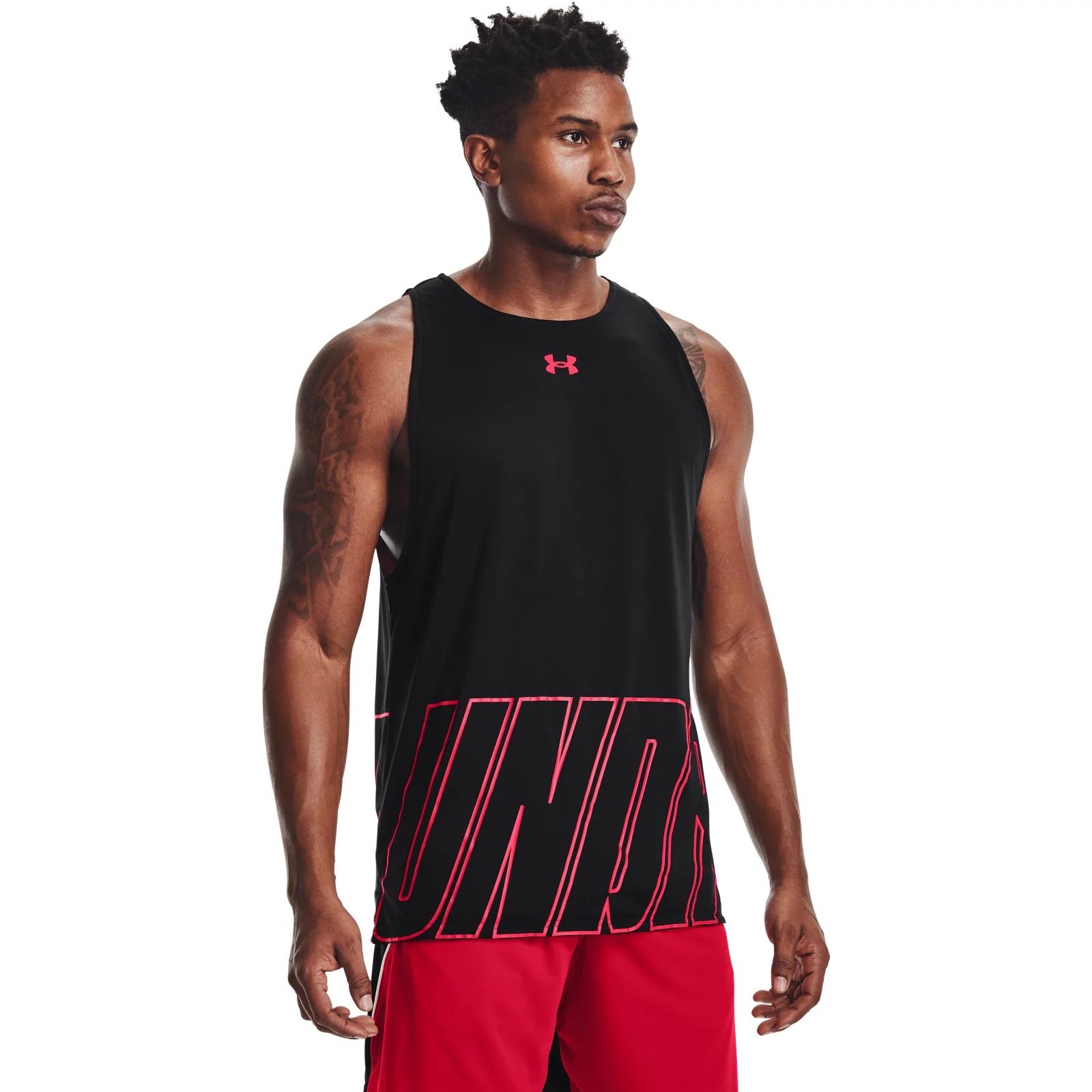 Майка мужская Under Armour 1361899 черная SM