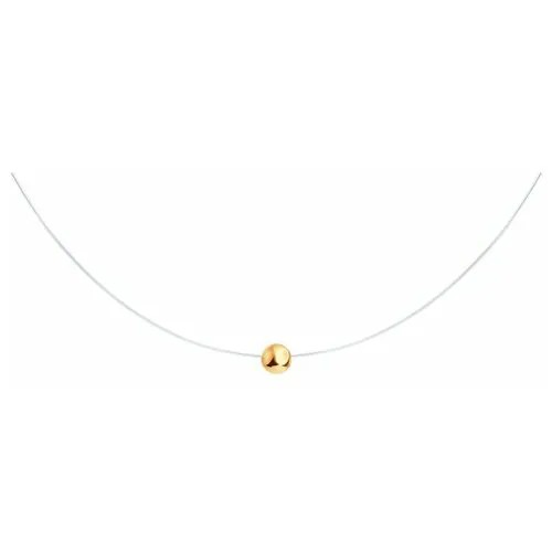 Колье Diamant, красное золото, 585 проба, длина 40 см.