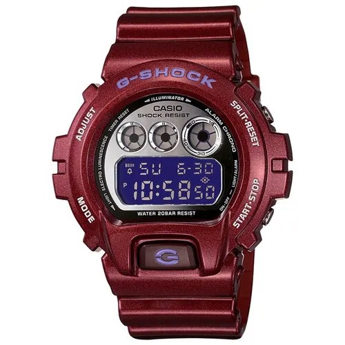 Наручные часы CASIO G-Shock DW-6900SB-4ER, фиолетовый, бордовый