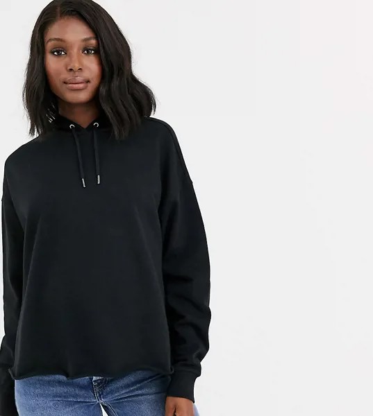 Черный худи свободного кроя ASOS DESIGN Maternity