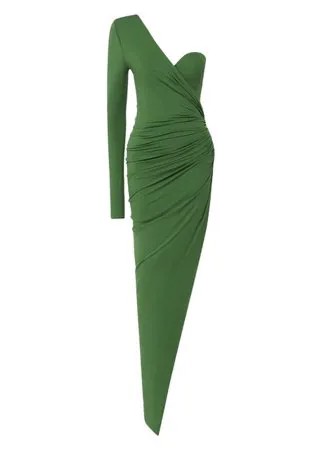 Платье с драпировкой Alexandre Vauthier