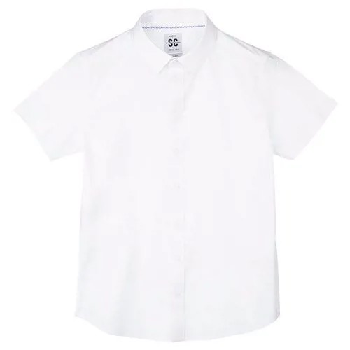 Сорочка PLAYTODAY 22011025 для мальчика, цвет белый, размер 158