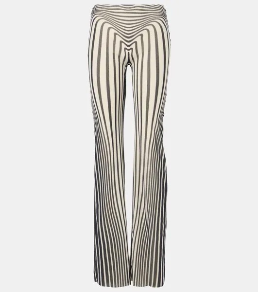 Брюки Body Morphing темно-синего цвета Jean Paul Gaultier, цвет ecru/navy