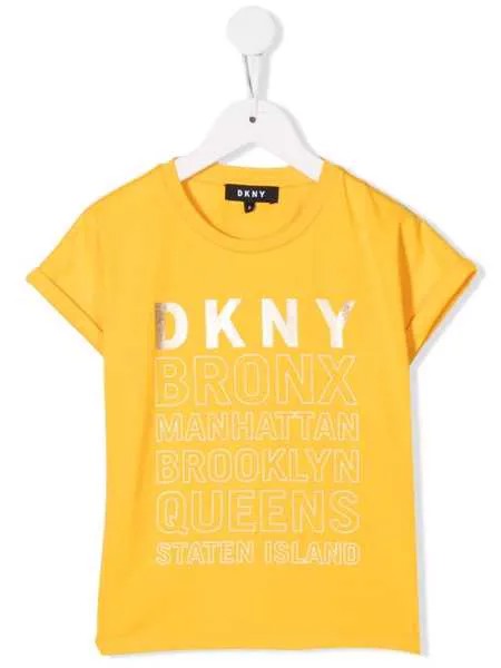 Dkny Kids футболка с логотипом