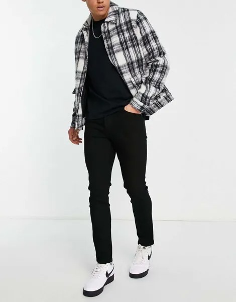 Черные узкие джинсы Dr Denim Clark
