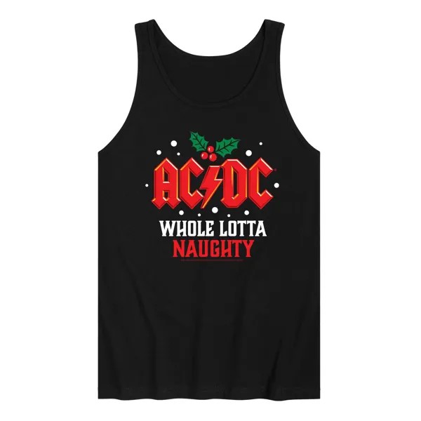 Мужская майка AC/DC Lotta Naughty Christmas Licensed Character