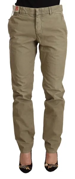 Брюки INCOTEX Узкие зауженные коричневые женские повседневные брюки со средней талией s.W26 Рекомендуемая розничная цена 300 долларов США
