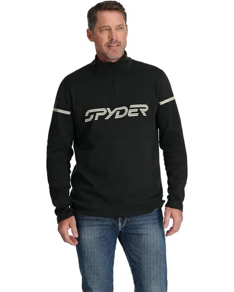Куртка Spyder Speed Fleece 1/2 Zip, черный