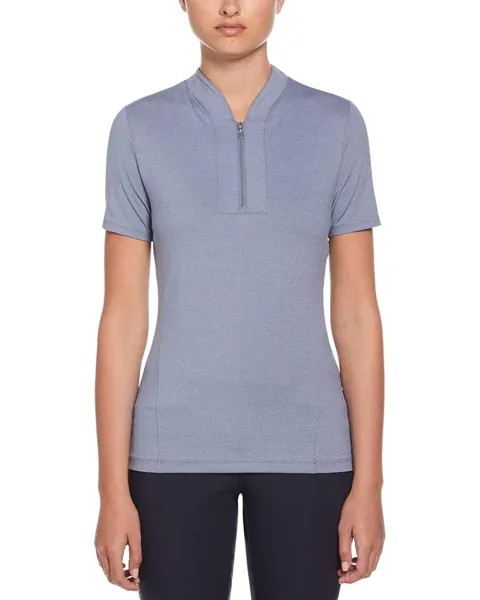 Поло Callaway Tonal Heather, цвет Blue Indigo Heather