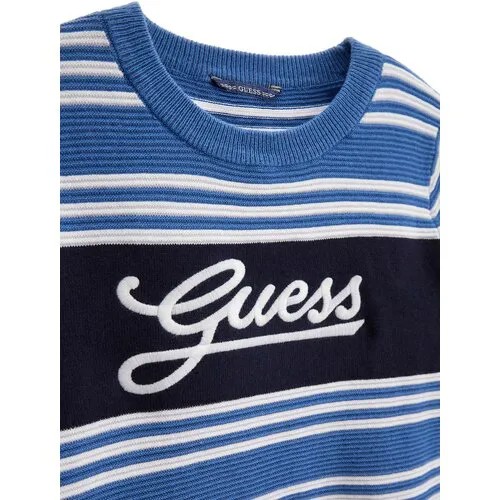 Джемпер GUESS, размер 10, синий, белый