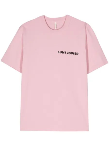 Sunflower футболка с логотипом, розовый