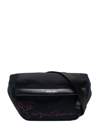 Giorgio Armani поясная сумка с логотипом