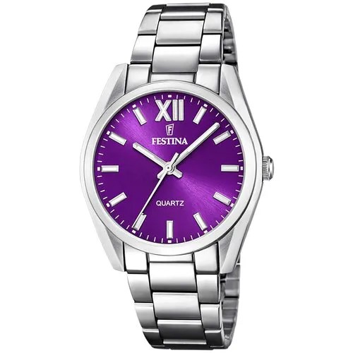 Наручные часы FESTINA Boyfriend, фиолетовый, серебряный