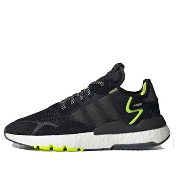 Кроссовки ночные джоггеры Adidas, черный