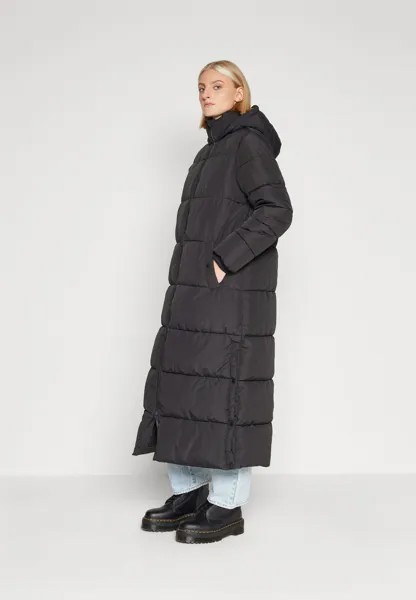 Зимнее пальто PCKATJA LONG PUFFER JACKET Pieces, черный