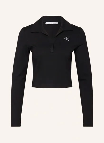 Укороченная рубашка milano Calvin Klein Jeans, черный