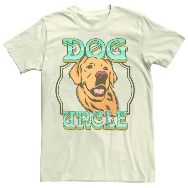 Мужская футболка с рисунком собаки дяди золотистого ретривера Licensed Character
