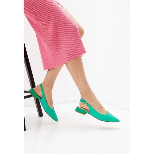 Туфли слингбэки Milana, размер 36, зеленый