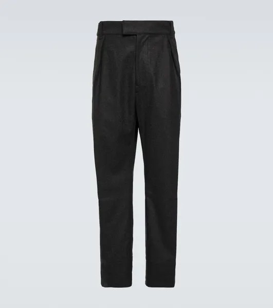 Брюки reinga из шерсти и кашемира Loro Piana, серый