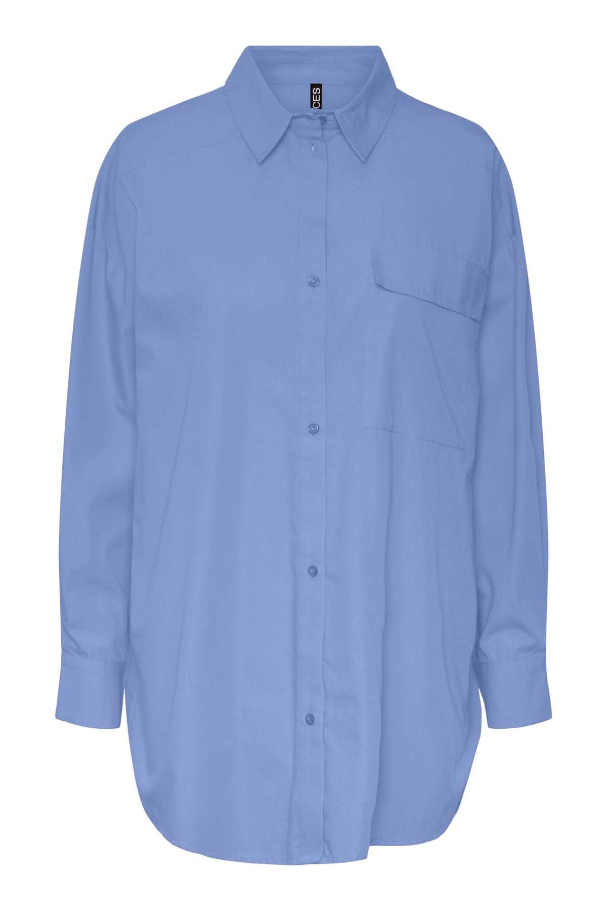 Рубашка – синяя – стандартного кроя PIECES, синий
