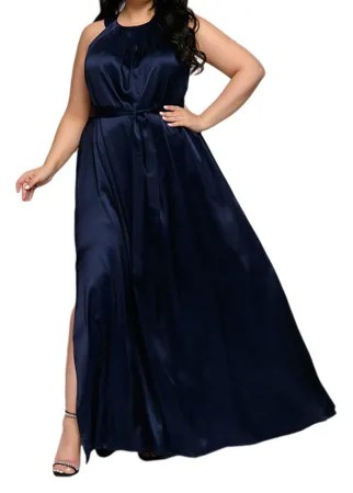 Вечернее платье женское D&M by 1001DRESS 0112001-01959DB синее XL