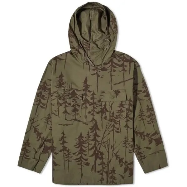 Куртка Engineered Garments Cagoule, хаки/коричневый