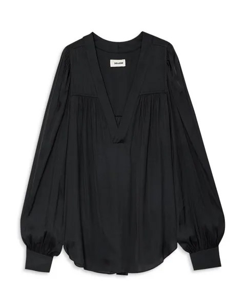 Атласная блузка Telia Zadig & Voltaire