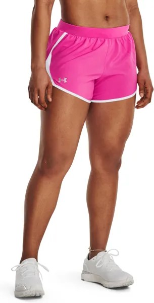 Шорты Fly By 2.0 Under Armour, цвет Rebel Pink/White/Reflective