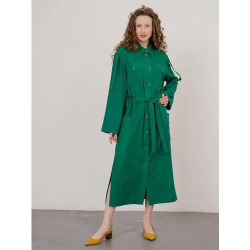 Платье Модный Дом Виктории Тишиной, размер S(42-44), зеленый
