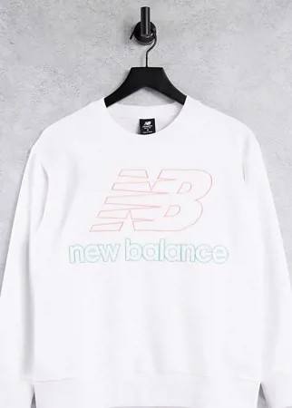 Белый свитшот с логотипом New Balance – эксклюзивно для ASOS