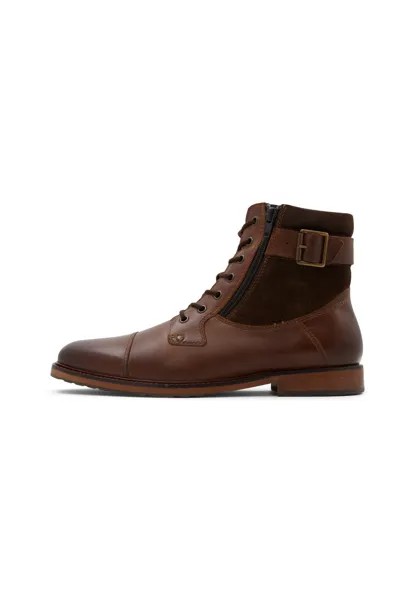 Техасские/байкерские ботинки Lace Ups Constantine Flex ALDO, цвет dark brown