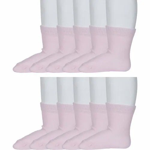 Носки RuSocks 10 пар, размер 12-14, розовый