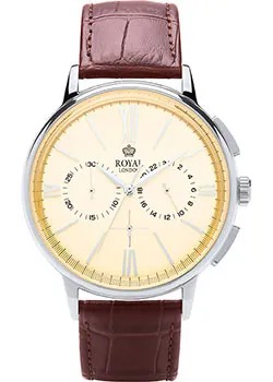 Fashion наручные  мужские часы Royal London 41370-04. Коллекция Chronograph