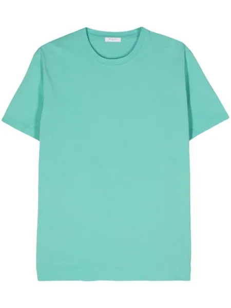 Boglioli cotton jersey T-shirt, синий