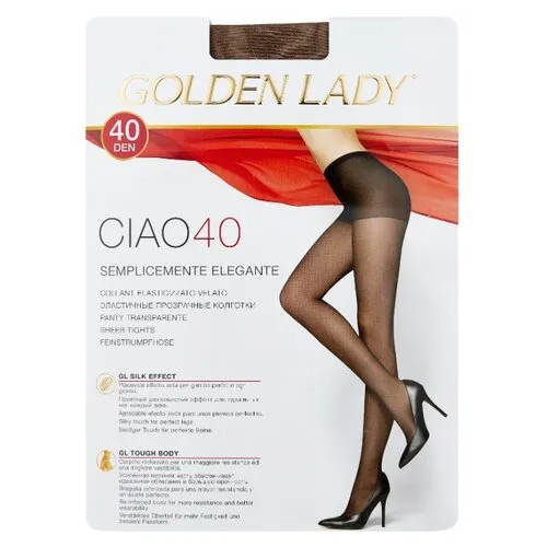 Колготки Golden Lady Ciao 40 den, размер 4-L, camoscio (бежевый)