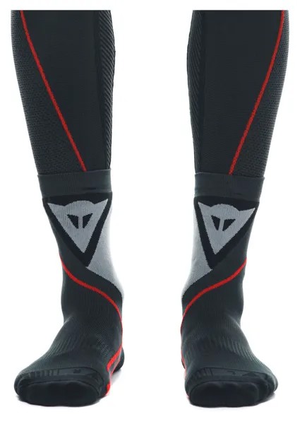 Thermo Mid Socks, Мотоциклетные носки Dainese, черный/красный