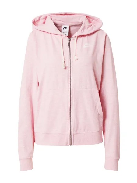 Толстовка на молнии Nike Sportswear, розовый