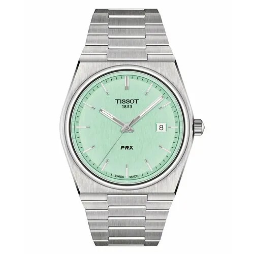 Наручные часы TISSOT T1374101109101, серебряный, зеленый