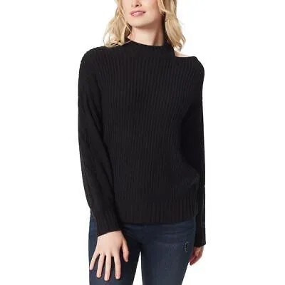 Jessica Simpson Womens Emmalynn Black Casual Pullover Sweater Top M BHFO 1993