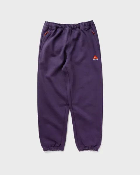 Спортивные штаны Nike Acg Therma-Fit Repel Tuff Fleece Lungs Pants, цвет dark raisin/safety orange/summit wh