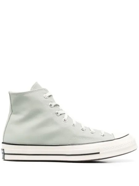 Converse высокие кеды на шнуровке, серый