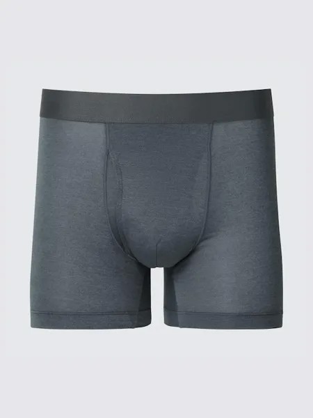 Боксерские трусы airism heather Uniqlo, серый