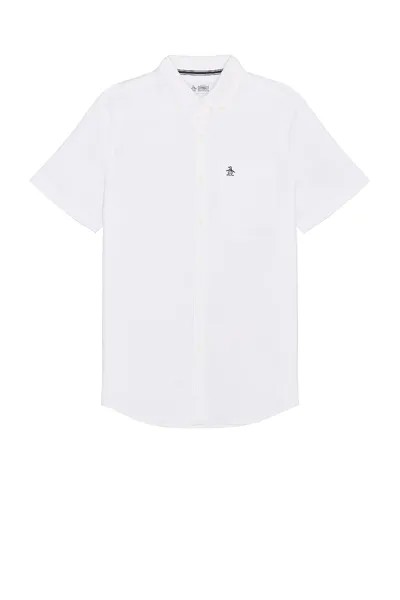 Рубашка Original Penguin Short Sleeve, цвет Bright White