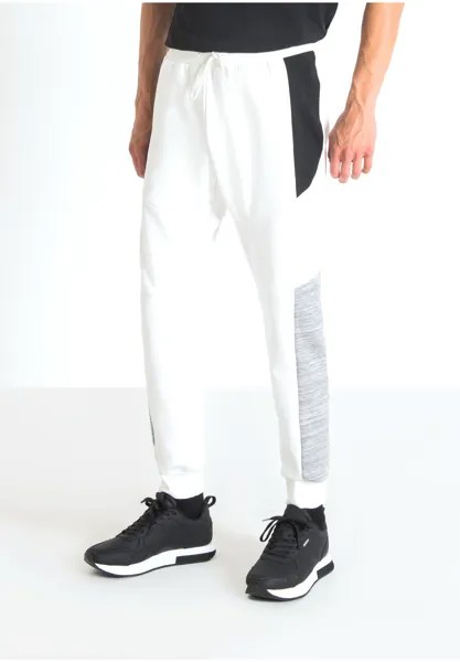 Спортивные брюки Regular Fit С Контрастными Боковыми Полосами Antony Morato, цвет cream