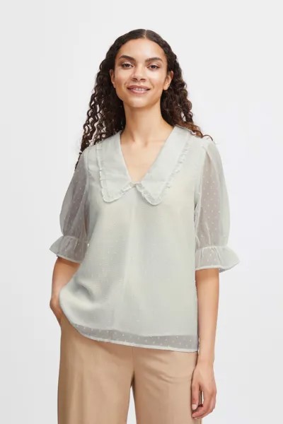 Блуза b.young Shirt BYISIGNE BLOUSE, белый